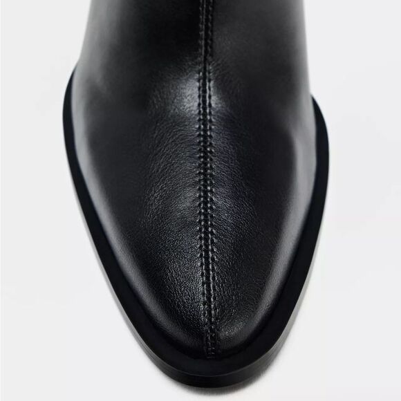 ZARA XL OVER THE KNEE HEELED BOOTS - Picture 5 of 7